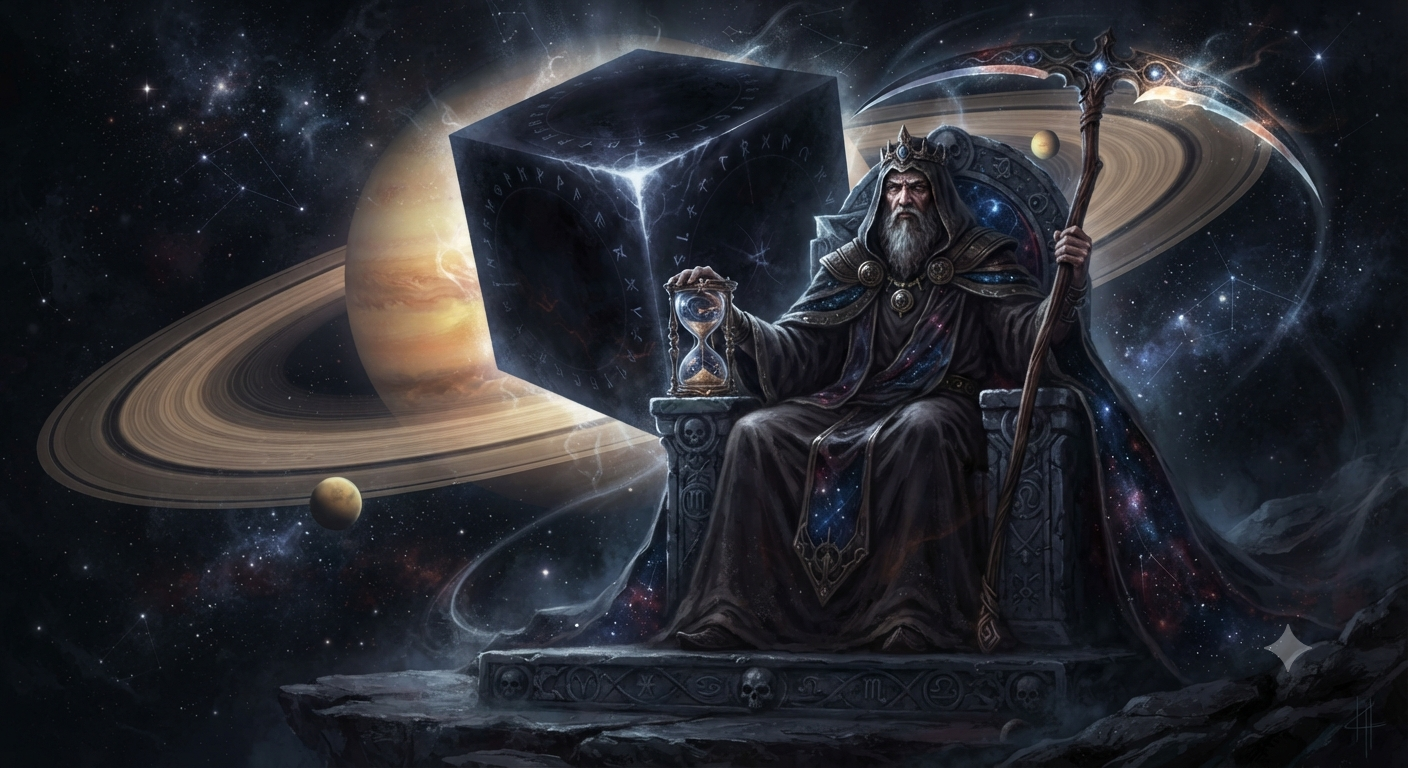 Saturn, der schwarze Kubus und die Ringe der Macht